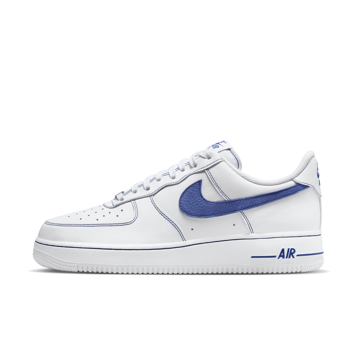 Nike Air Force 1 Low '07 LV8 White Deep Royal Blue – HQ2037-100-40 – product view 5