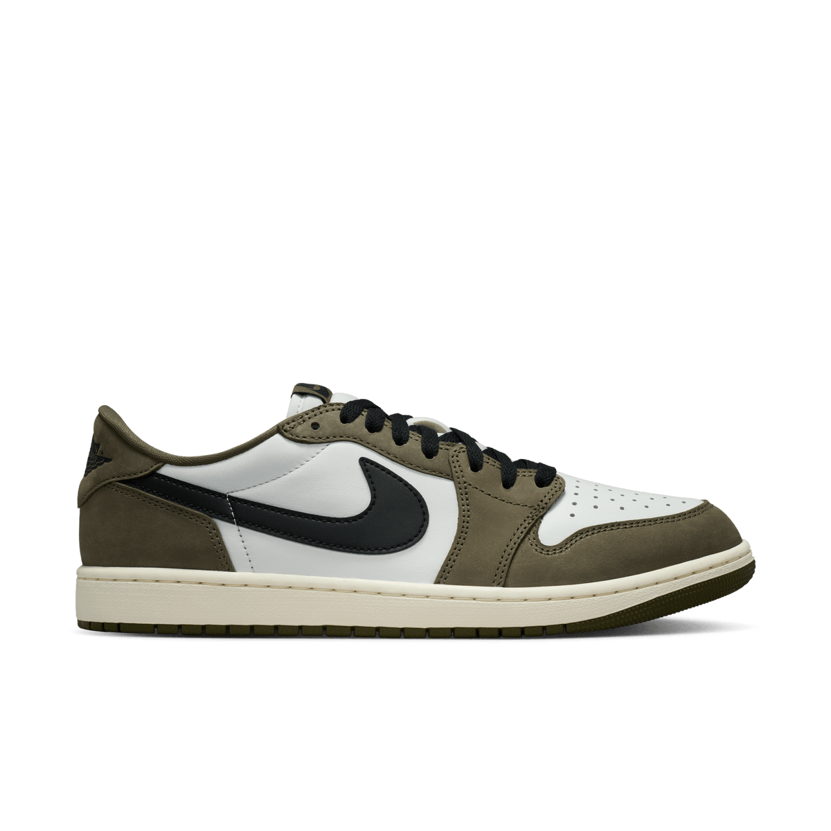 Jordan 1 Retro Low Medium Olive Summit White Sail Black – HQ6998-200-40.5 – product image