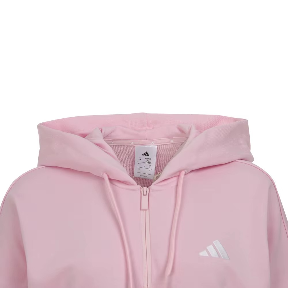 Bluza z kapturem Adidas 2025 Women W 3S FT QZ HD Knitted