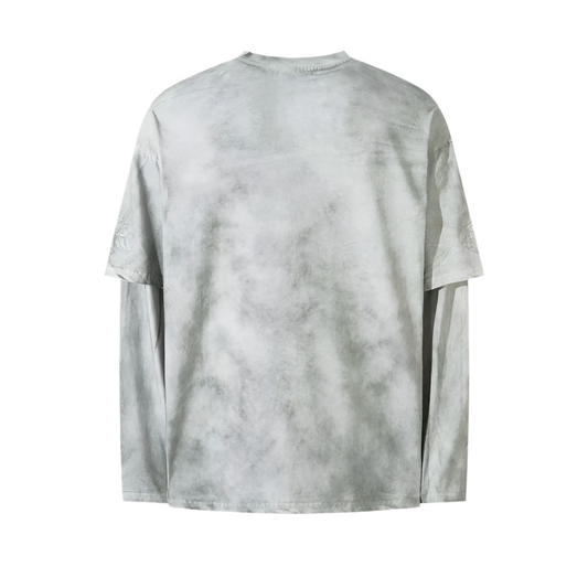 Koszulka z długim rękawem EchoScript Washed