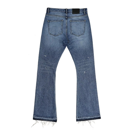 “InkDrip Flare – High Street Oversized Denim”