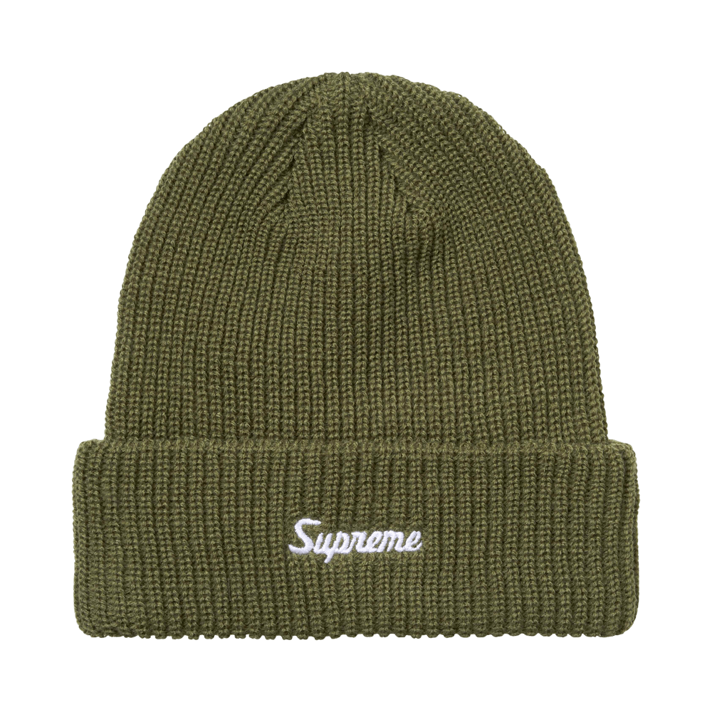 Supreme Loose Gauge Beanie 'Olive' – FW26BN10-OLIVE-ONE-SIZE – product image
