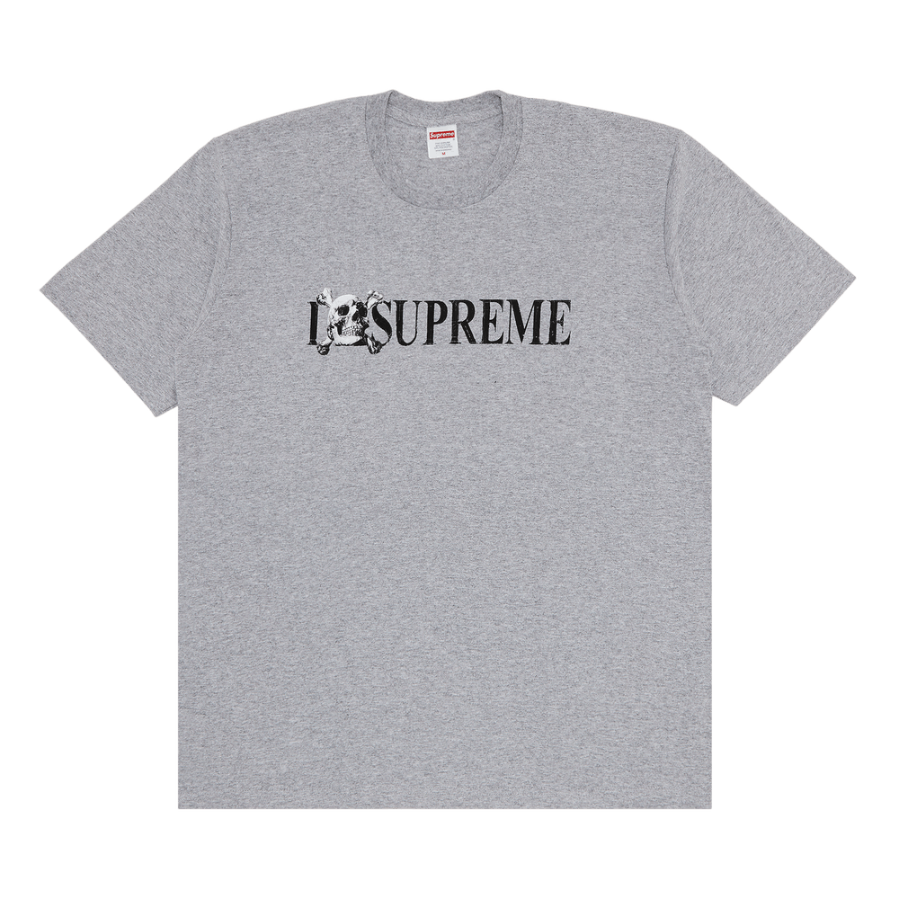 Supreme Skull Tee 'Heather Grey' – FW25T48-HEATHER-GREY-S – product image