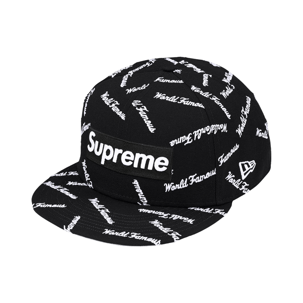 Supreme World Famous Box Logo New Era Black – FW26H18-BLACK-7.5 – product image