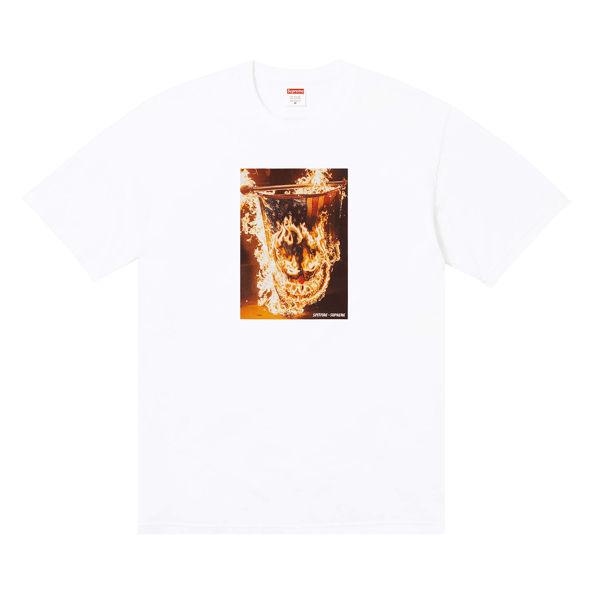 Supreme x Spitfire Flag Tee 'White' – SS26T63-WHITE-M – product image