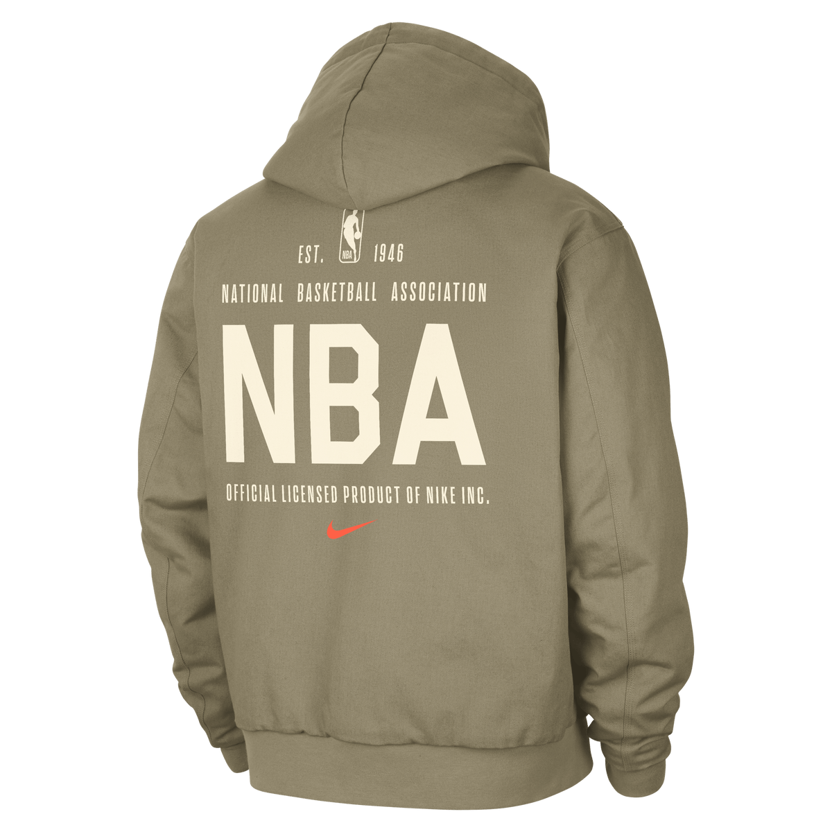 Team 31 Men's Nike NBA Jacket Neutral Olive/Hyper Crimson/Antique Brass/Hyper Crimson – FQ3590-276-XL – product view 2