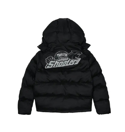 Trapstar Shooters Hooded Puffer Black Reflective | Luxem Swiss