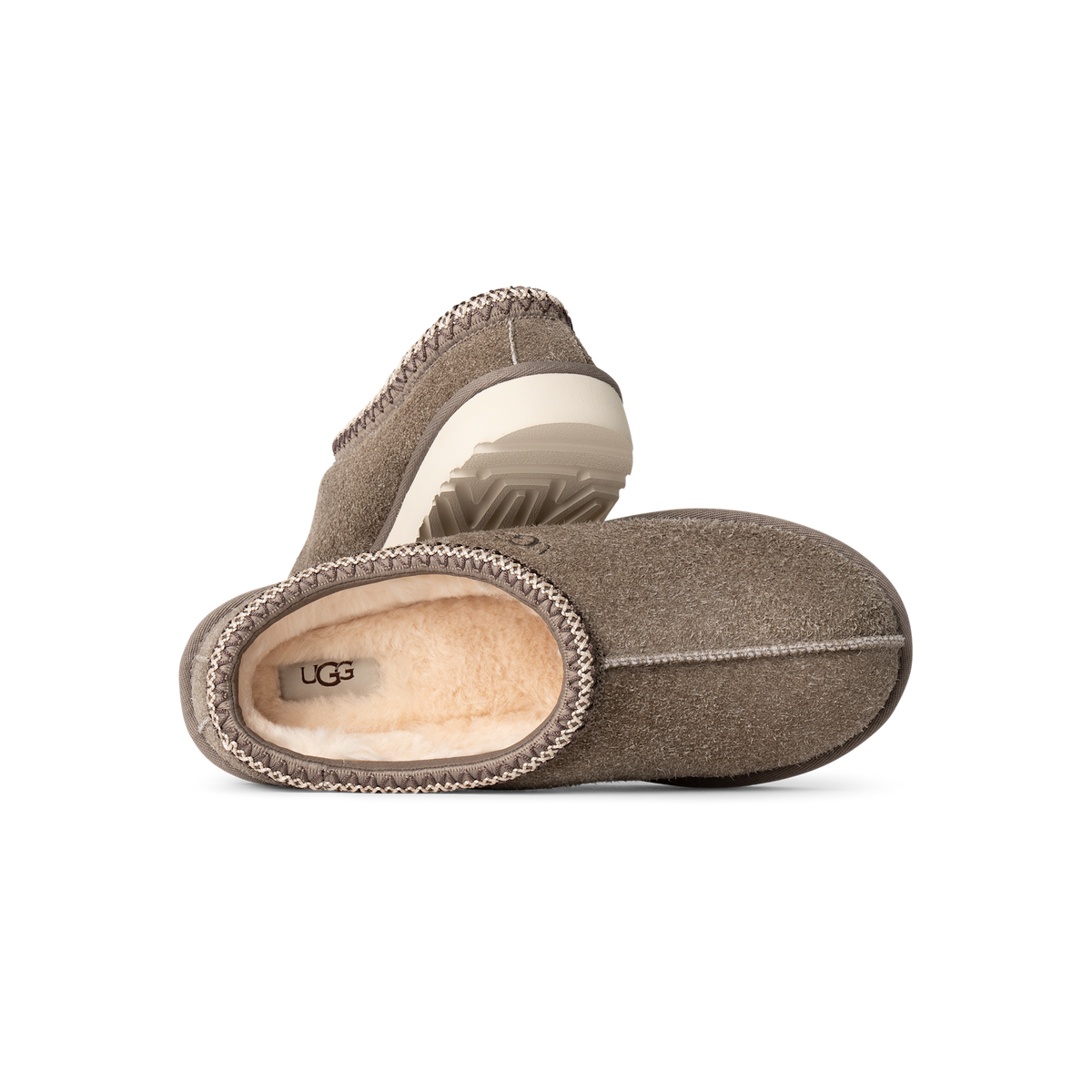 UGG Tasman Shaggy Suede Slipper Smoke Plume – 1166930-SKP-41 – product view 4