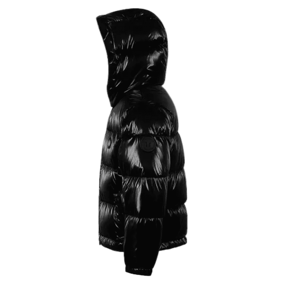 Trapstar Irongate Hooded Puffer Jacket – Shiny Black | Luxem Swiss