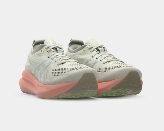 ASICS GEL-KAYANO 31 White/Pink – Premium Road Running Shoes | Luxem Swiss