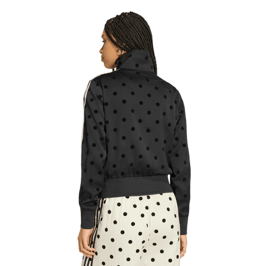 adidas Satin Polka Dots TT Track Jacket Black (Women's) – KV1166-XXS – product view 2