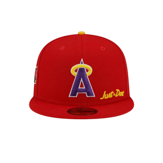 Czapka New Era 59FIFTY Los Angeles Angels 1989 All-Star Game Fitted Cap – edycja czerwono-fioletowo-żółta