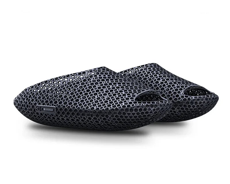 Luxem Swiss AeroWeave™ – 3D Printed Sporty Slippers | Breathable Recycled Footwear