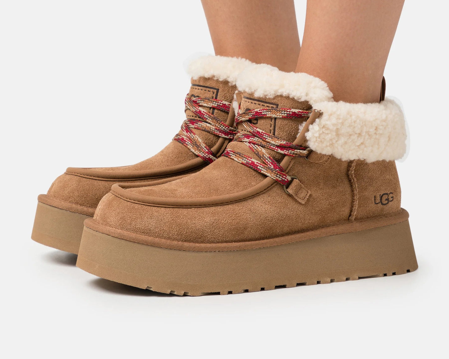 UGG Funkarra Cabin Cuff Chestnut – Winter Ankle Boots | Luxem Swiss