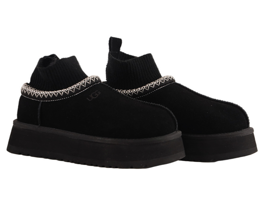 UGG Tazzlita Platform Boots “Black” – Limited Shearling Streetwear Luxury | Luxem Swiss
