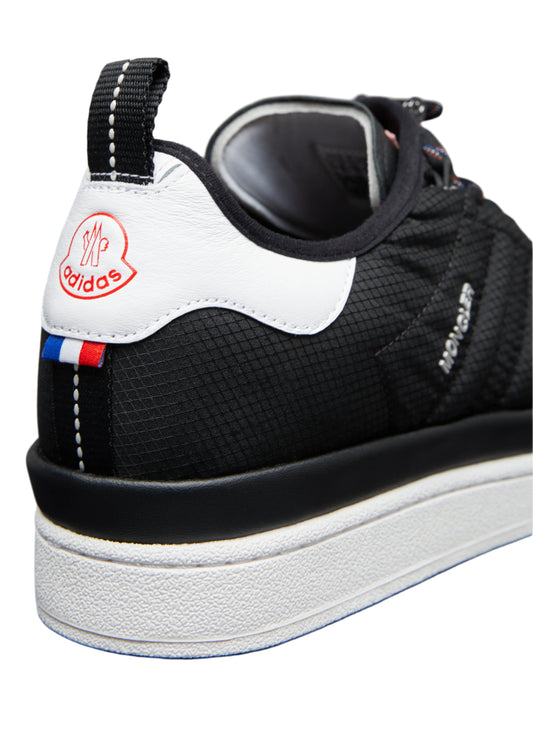 Moncler x adidas Originals Campus Low Top Sneakers Czarne