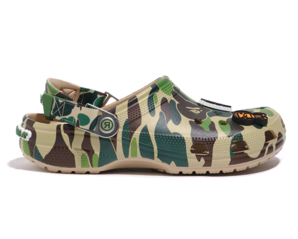 Crocs x A Bathing Ape Clog "Camo Green" | Luxem Swiss