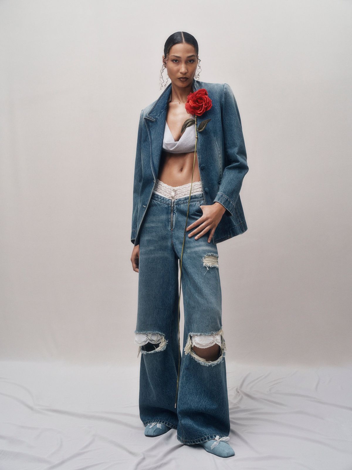 Vintage Denim Redefined – Distressed & Multi-Pocket Jeans | Luxem Swiss