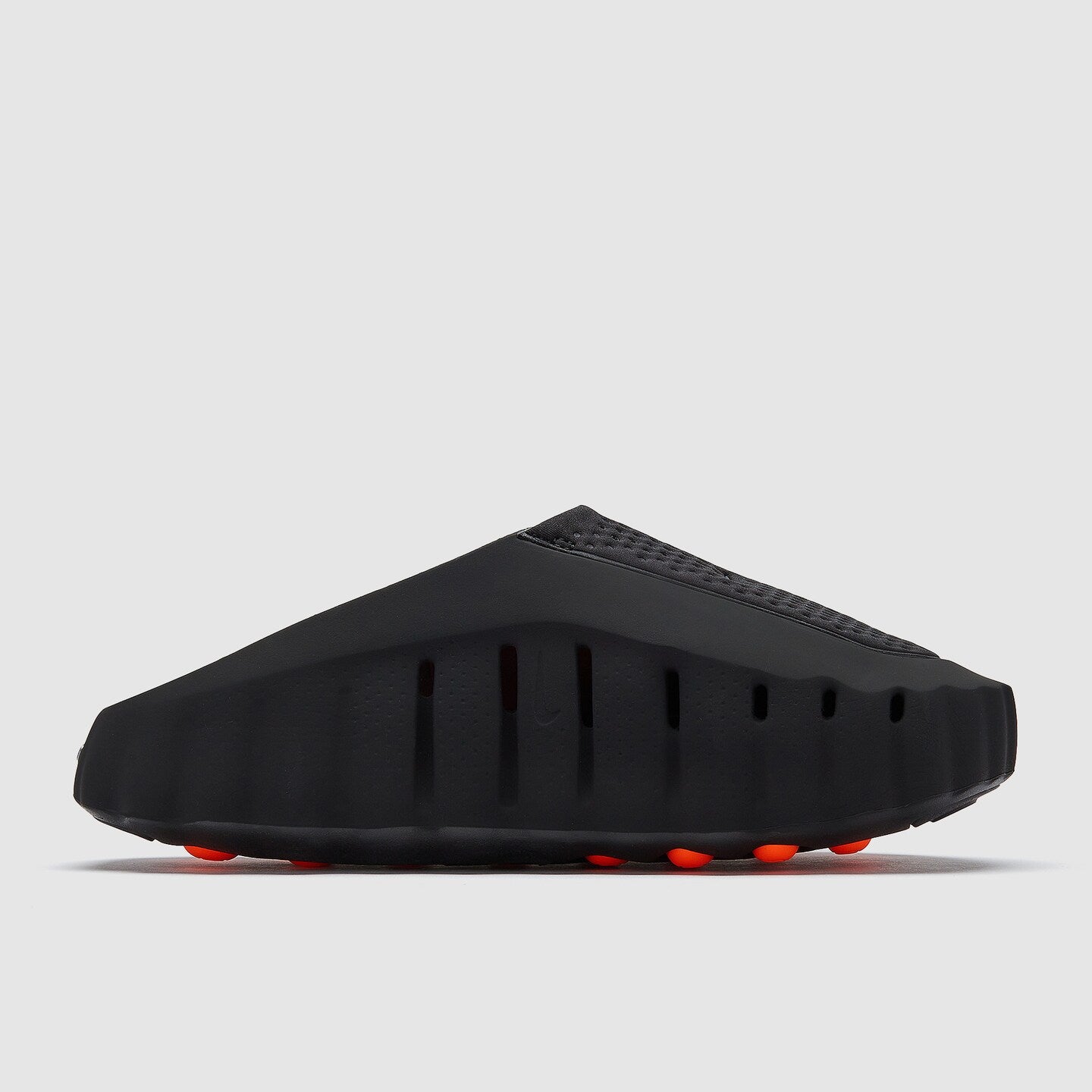 Nike Mind 001 Pregame Mules Black Chrome Hyper Crimson – Futuristic Nike Slides | Luxem Swiss