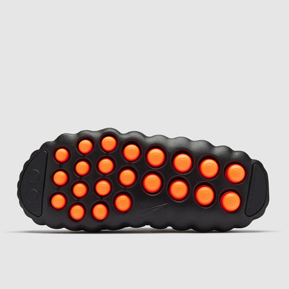 Nike Mind 001 Pregame Mules Black Chrome Hyper Crimson – Futuristic Nike Slides | Luxem Swiss