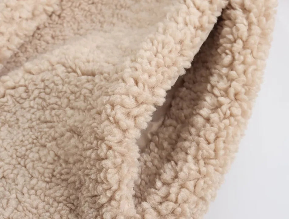 Long Plush Faux-Fur Overcoat – Winter Thermal Edition