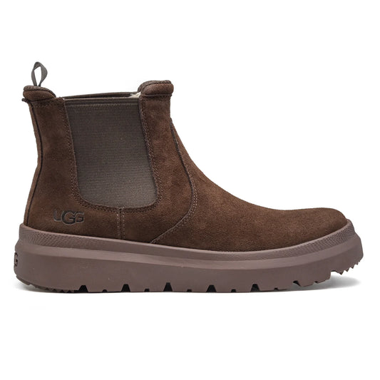 UGG Burleigh Chelsea Boots “Chestnut Brown” – Waterproof Suede | Luxem Swiss