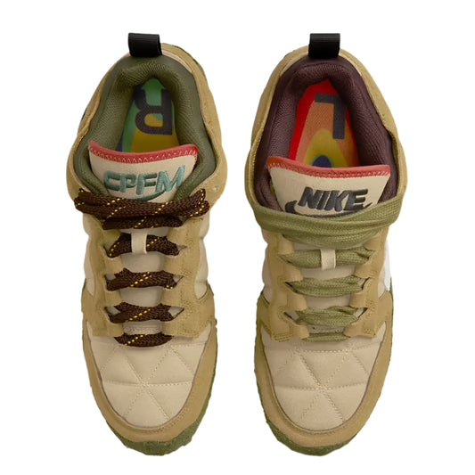 Pchli targ kaktusów x Nike Dunk Low Tan Mossy Green