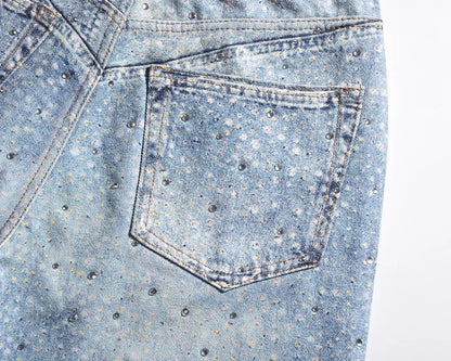 Jeansy Galaxy Wash z szerokimi nogawkami