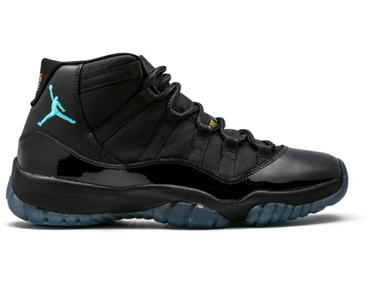 Air Jordan 11 Retro “Gamma Blue” – Premium Black Patent Leather Sneakers | Luxem Swiss