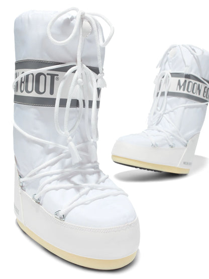 Moon Boot Icon White – Premium Winter Snow Boots | Luxem Swiss