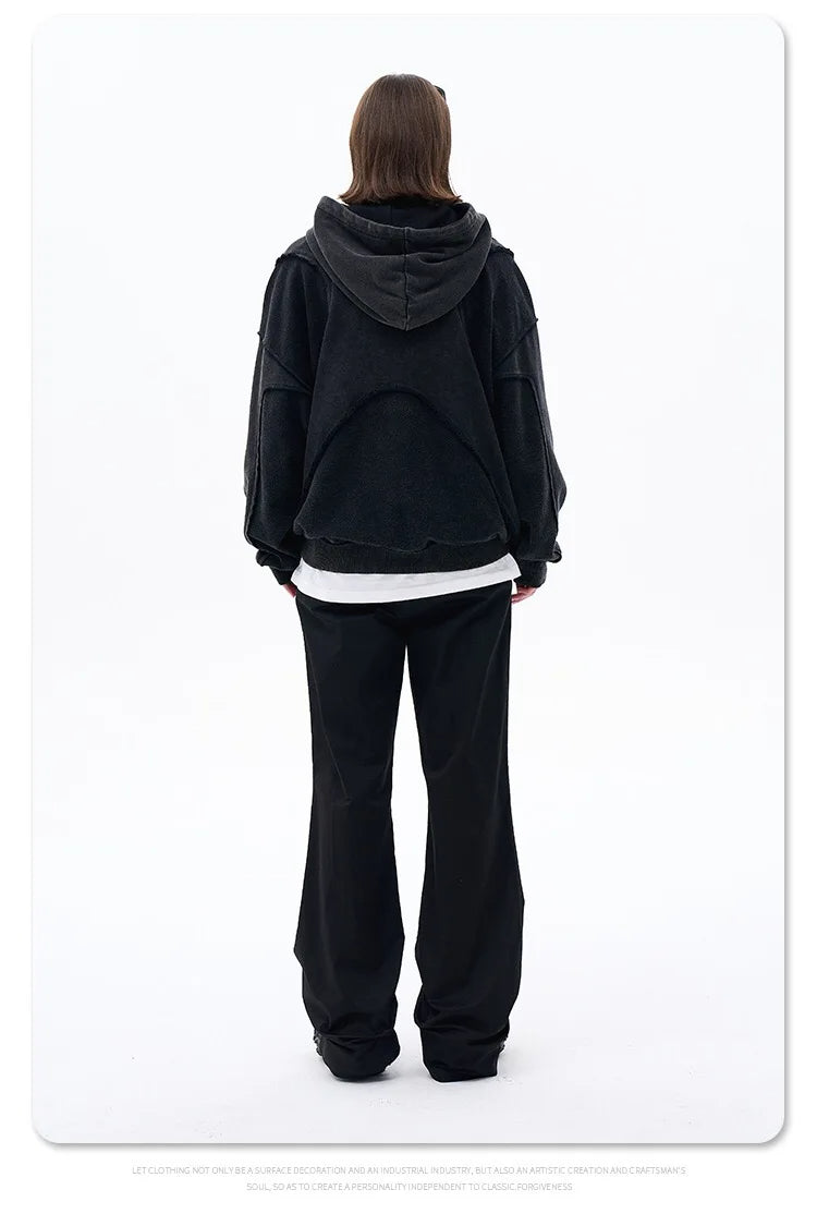 Bluza z kapturem Syna World Armoured – sprana czerń
