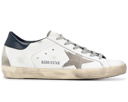 Golden Goose Super-Star – postarzane trampki – ręcznie robione w stylu włoskim