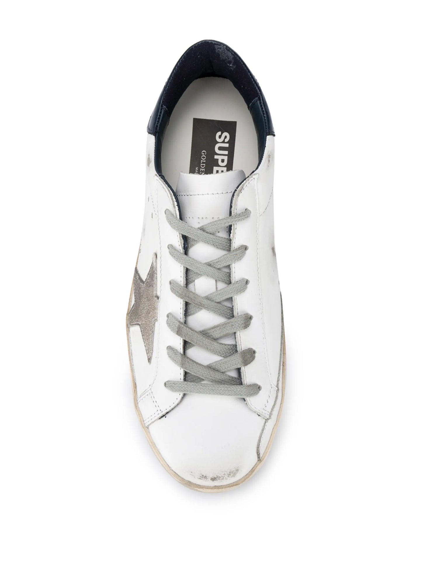 Golden Goose Super-Star – postarzane trampki – ręcznie robione w stylu włoskim