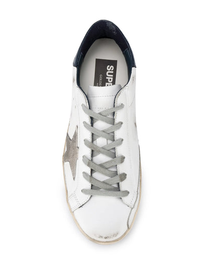 Golden Goose Super-Star – postarzane trampki – ręcznie robione w stylu włoskim