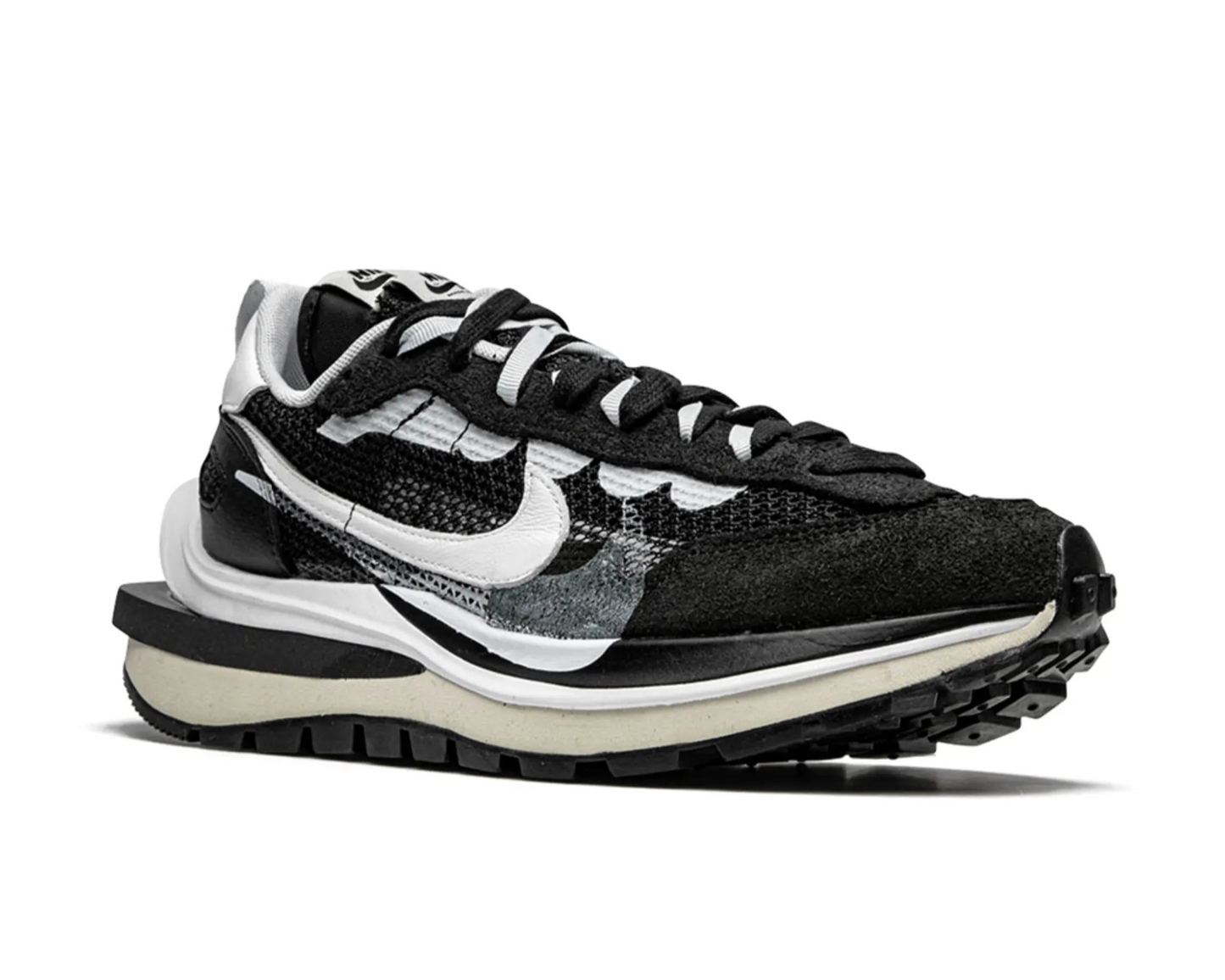 Trampki Nike x sacai VaporWaffle „Black White”.