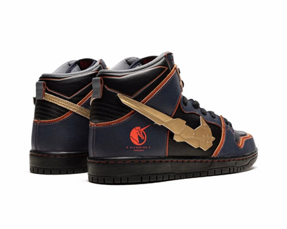 Nike x Gundam SB Dunk High Pro QS "Banshee" sneakers