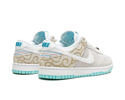 Nike Dunk Low "Barbershop - Grey" sneakers