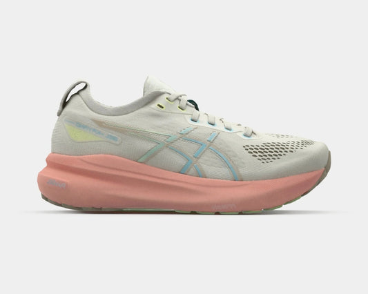 ASICS GEL-KAYANO 31 White/Pink – Premium Road Running Shoes | Luxem Swiss