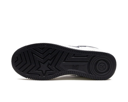 Trampki A BATHING APE® x Jjjjound Bapesta "White/Navy"