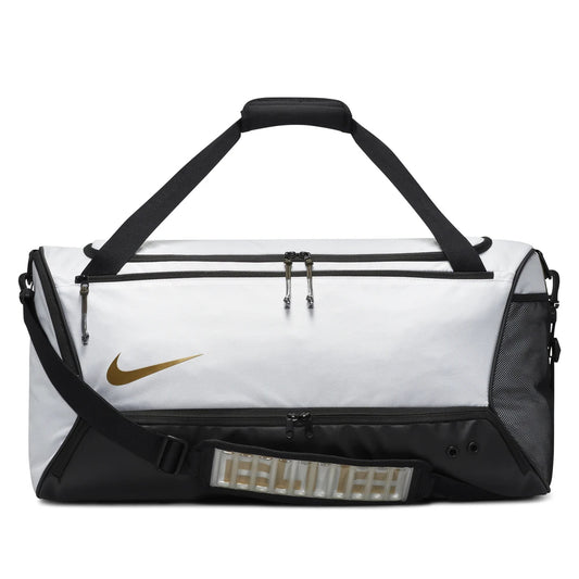 Torba treningowa Nike Brasilia 9.5 – biało-złota