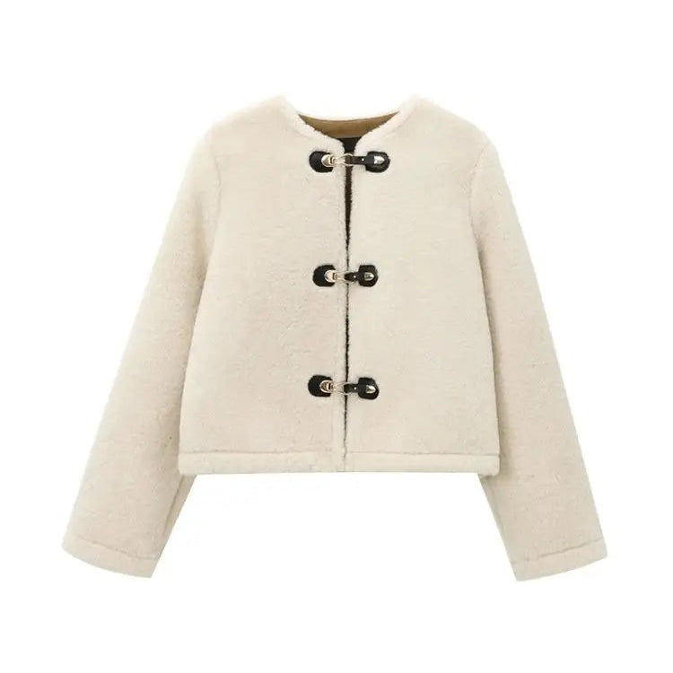 Ivory Alpine Toggle Coat
