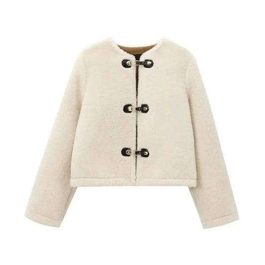 Ivory Alpine Toggle Coat