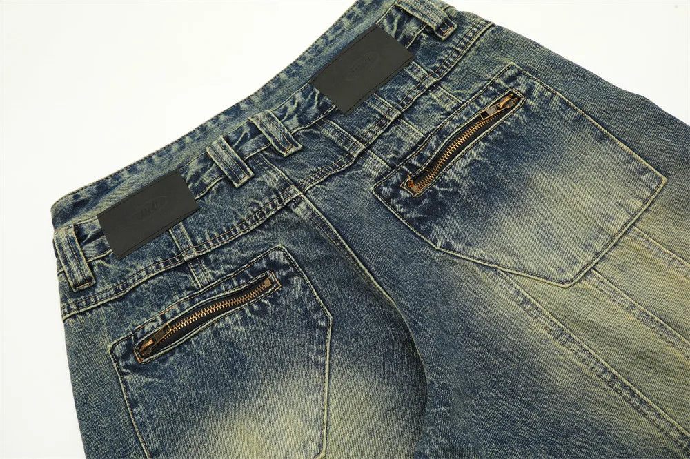 Jeansy Flare Zipper