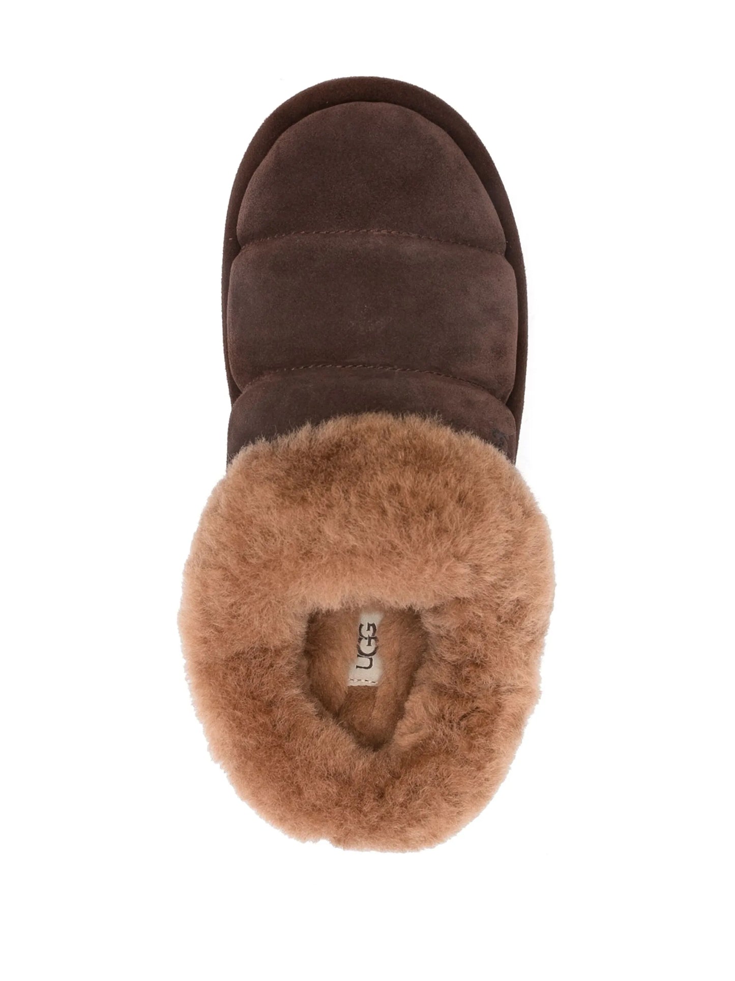Kapcie UGG Tazzlita Shearling-Lined – edycja luksusowa (brązowy zamsz) | Luxem Swiss