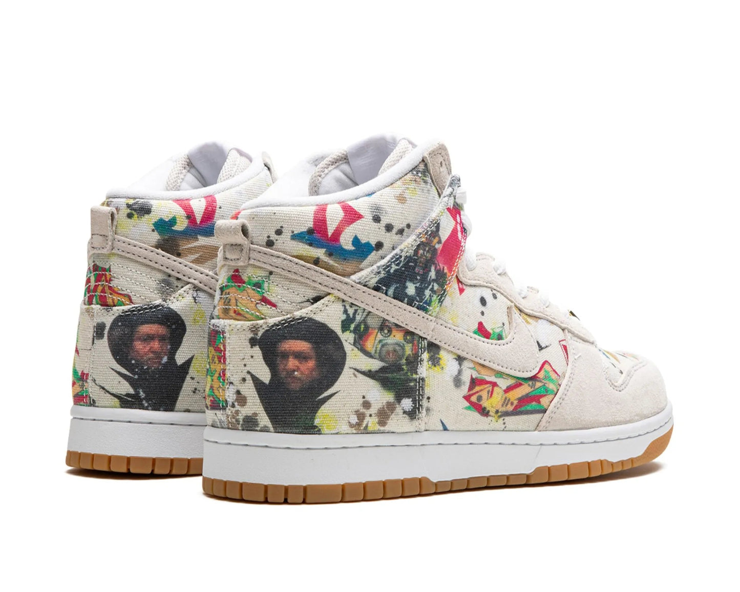 Nike x Supreme SB Dunk High "Rammellzee" sneakers