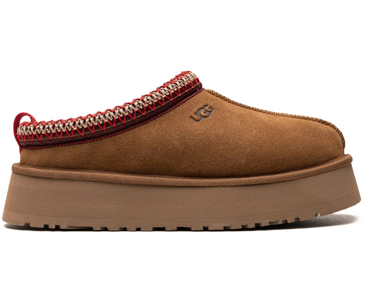 UGG Tazz “Chestnut Contrast-Stitch” Slippers | Luxem Swiss Official Pair