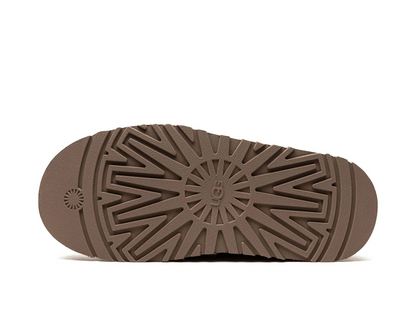 UGG Tazz “Chestnut Contrast-Stitch” Slippers | Luxem Swiss Official Pair
