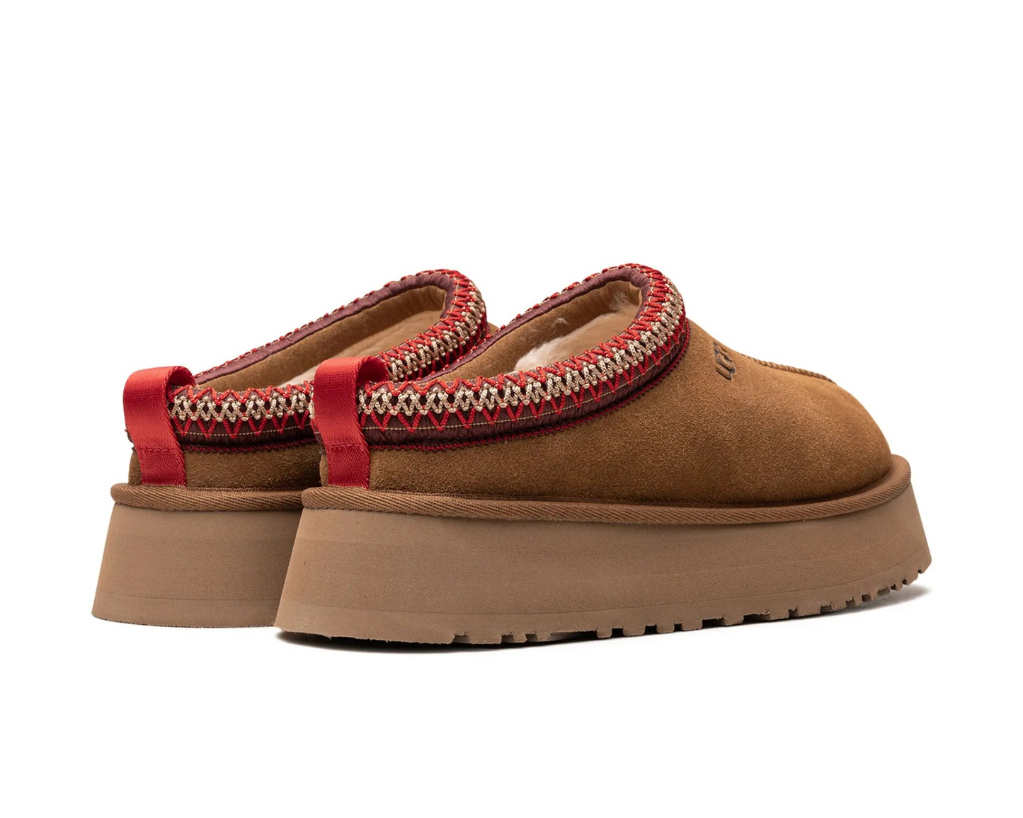 UGG Tazz “Chestnut Contrast-Stitch” Slippers | Luxem Swiss Official Pair