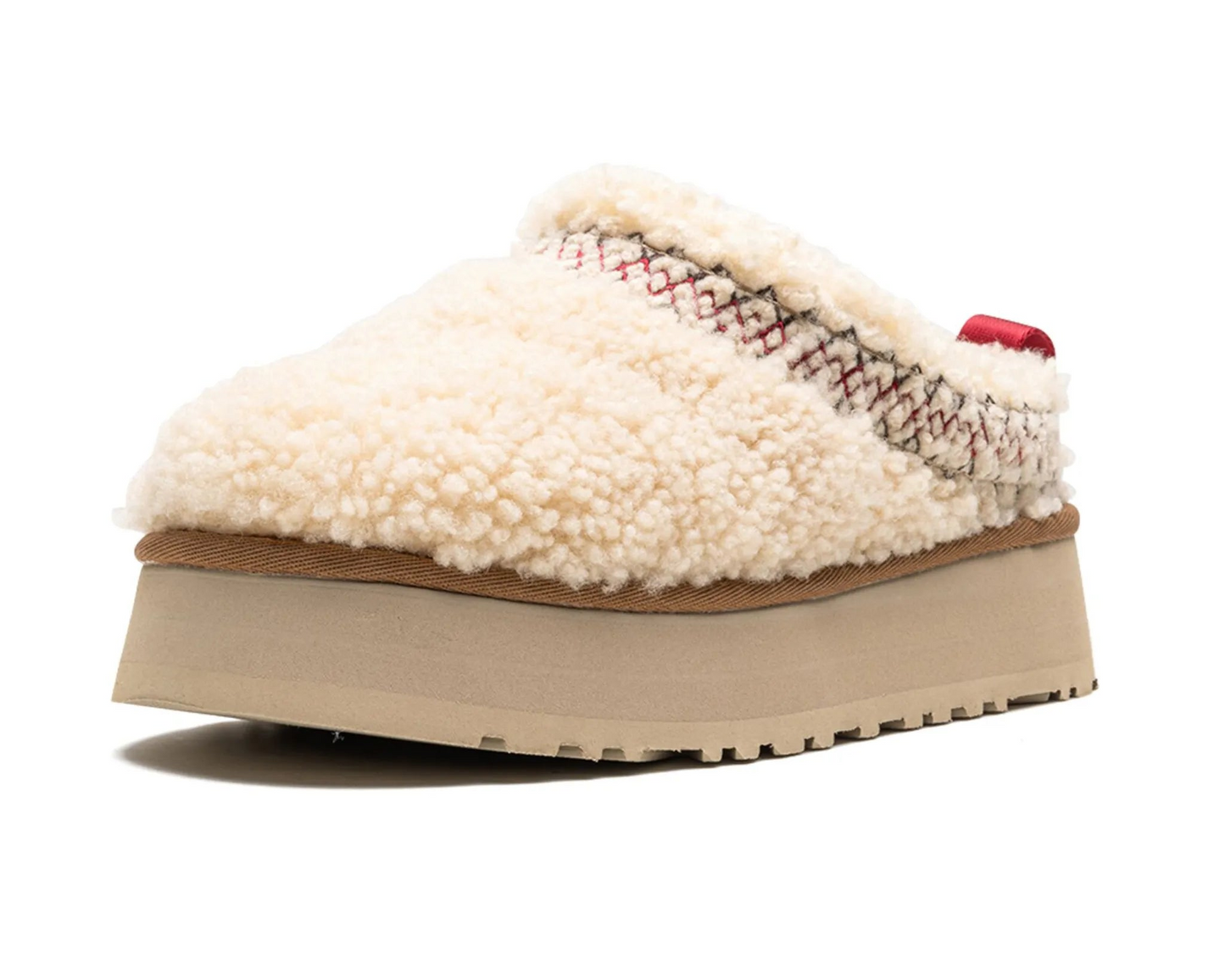 UGG Tazz Braid „Heritage Braid Natural” Pantofle z owczej skóry | Luxem szwajcarski