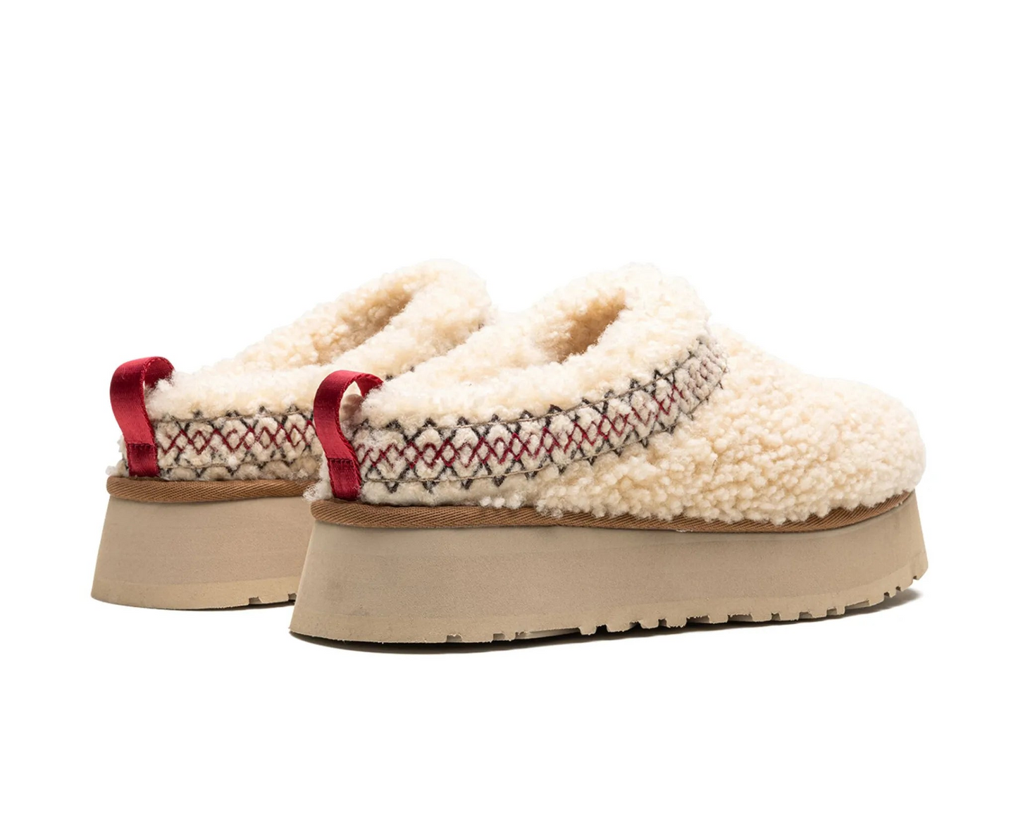 UGG Tazz Braid „Heritage Braid Natural” Pantofle z owczej skóry | Luxem szwajcarski